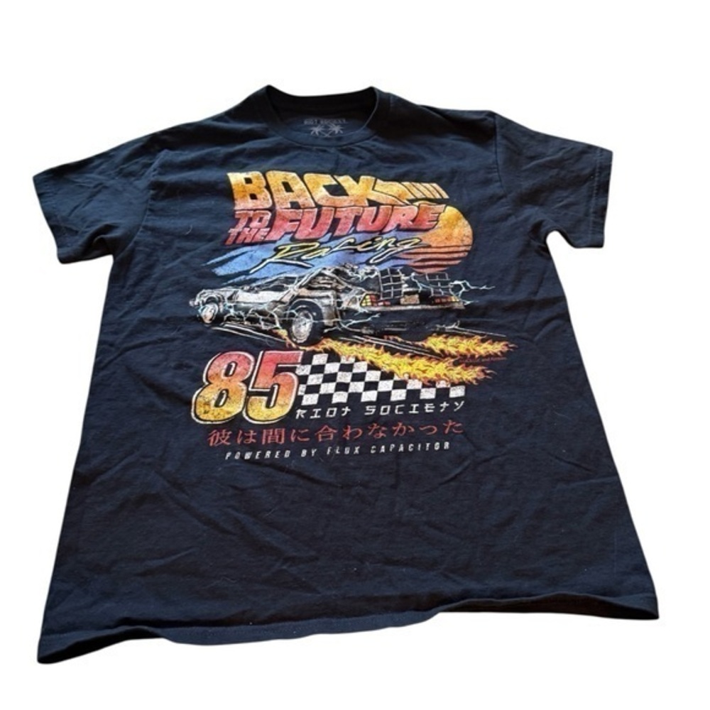 Riot Society Like New Back to the Future Graphic Delorean graphic T-Shirt